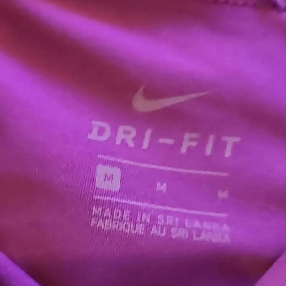 Nike pro womens polyester‎ purple workout ankle length tights size medium